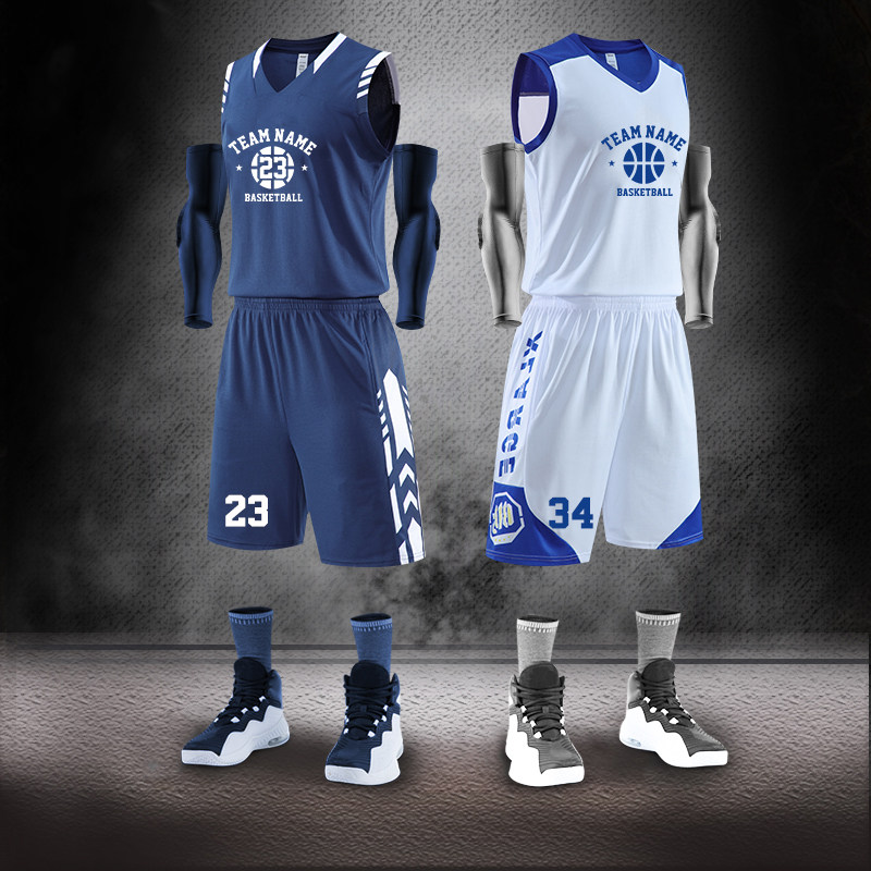 Basketball clothing suit male student competition custom team uniform training vest sports jersey youth trend basketball clothing