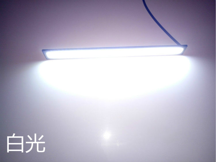 тюнинг фар 新款通用超薄日行灯大功率cob进口灯芯led日间行车灯超亮灯条高亮 Rhzm