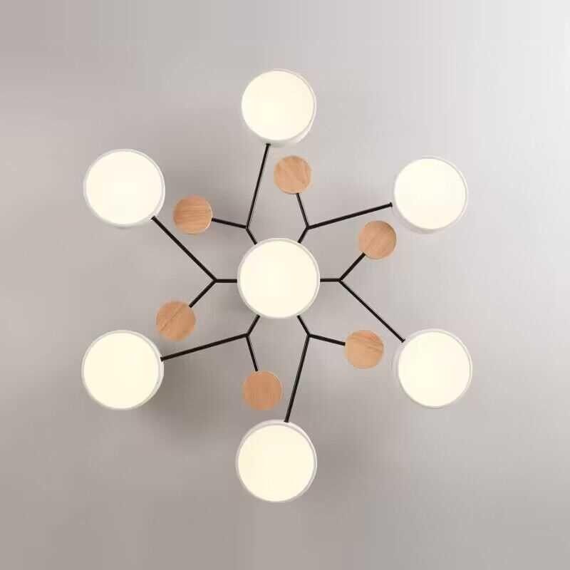 Living Room Lamp Modern Minimalist Ceiling Lamp Nordic Living Room Chandelier 2025 New Light Luxury Personalized Bedroom Dining Room Chandelier