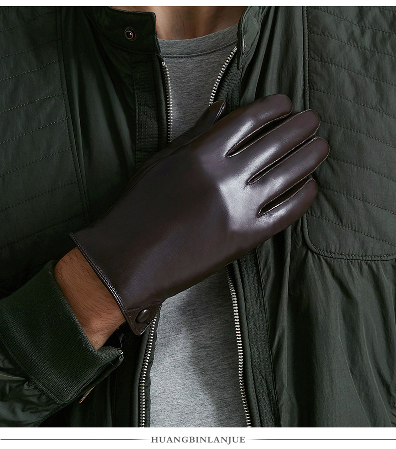 Gants pour homme      en peau de mouton - Ref 2781280 Image 17