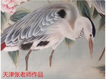 Anhui handmade 4-foot antique Ripe Xuan pearlescent Mica Bong painting Special familiar rice paper