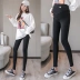 Quần bà bầu mặc 2019 mùa thu mới mỏng phần nâng bụng quần là quần skinny chân mỏng - Phụ nữ mang thai quần / quần bụng