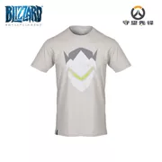 Blizzard Blizzard trò chơi đồng hồ chính thức đồng hồ tiên phong Genji áo thun cổ tròn màu xám cotton in áo thun - Game Nhân vật liên quan