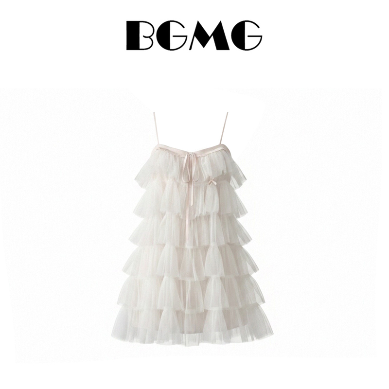 French-Style Mesh Suspender Dress for Women, Summer New 2026, Elegant and Atmospheric, Puffy Princess Dress French-Style Mesh Suspender Dress for Women, Summer New 2026, Elegant and Atmospheric, Puffy Princess Dress