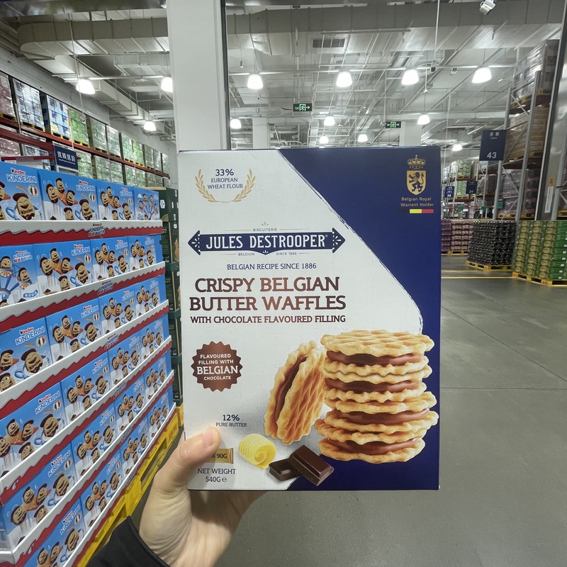 [Sam's Club] mm Belgian Chocolate-Flavored Butter Crispy Waffles 540g Dutch Delicacies