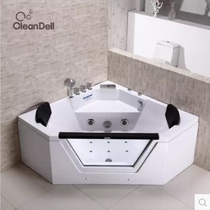 Acrylic Triangle Bathtub Arc Sector Conlida Massage Surf Bathtub Single Double Adult Rhomboid Brick-shaped bathtub