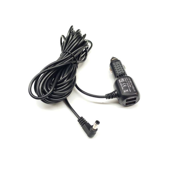 Universal 12V Wagon Recorder Round Head Power Cord On-board Wagon Recorder Car Charging Line Charging Line DC3 5 Round Head