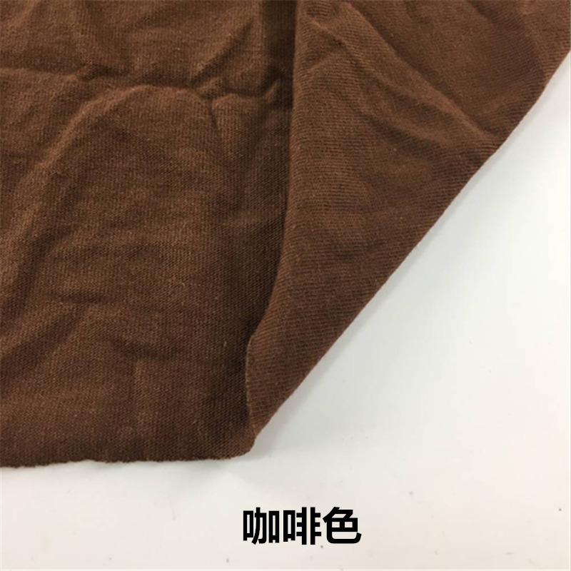 Tinh khiết bông t-shirt đơn jersey vải dệt kim mùa xuân gần gũi và phần mỏng của một tổ chức phi huỳnh quang đại lý đồng bằng Qiuyiqiuku - Vải vải tự làm vải cotton thô