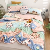 Хлопковое летнее одеяло, тонкое детское мультяшное прохладное одеяло