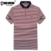 Áo thun cotton ngắn tay cho nam áo sơ mi POLO cộng với phân bón XL cho nam mùa hè diện rộng áo thun lỏng thủy triều - Polo áo nam Polo