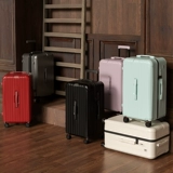 Взрывобезопасный вместительный и большой чемодан с молнией подходит для мужчин и женщин, 20 дюймов