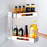 Кухонная стойка Многофункциональная стена -Угловая ротация приправа приправа приправы без ударов и склад