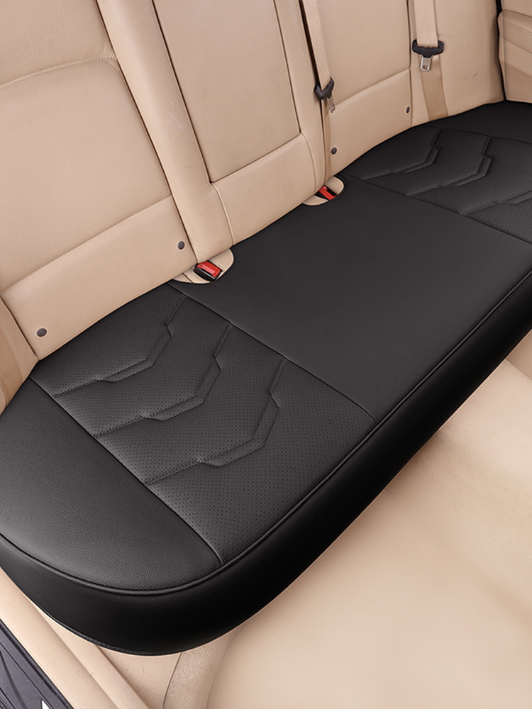 Car rear seat cushion monolithic half-pack seat cushion without backrest three-piece ass?Chair cushion Three-in-one long strip