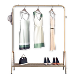 晾衣架落地折叠室内晒衣架阳台卧室挂衣架子家用简易单杆式衣帽架