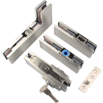 15MM heavy-duty glass door clamp upper and lower door clamp frameless glass door clamp universal floor spring accessories
