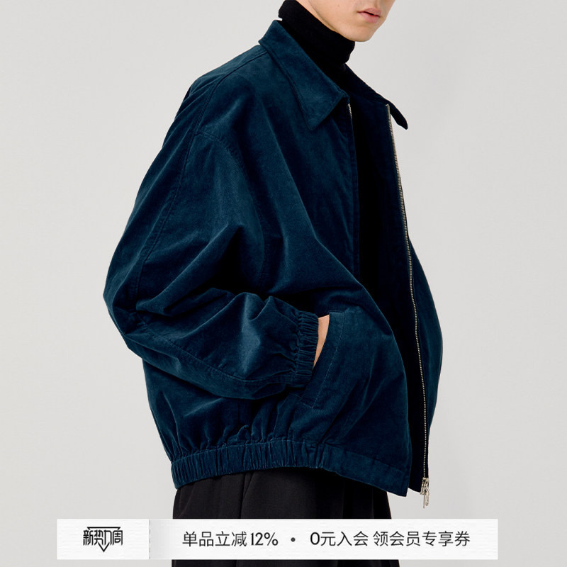 Opicloth/Opic Retro 90S Washed Corduroy Buckle Pointed Collar Workwear Loose Casual Jacket Opicloth/Opic Retro 90S Washed Corduroy Buckle Pointed Collar Workwear Loose Casual Jacket