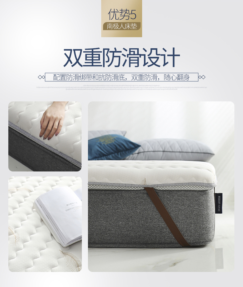 Nệm cao su Nam Cực Bộ nhớ dày Cotton Tatami Đệm đơn Ký túc xá 1.5 Hộ gia đình 1.8 Giường Mat - Nệm các loại đệm