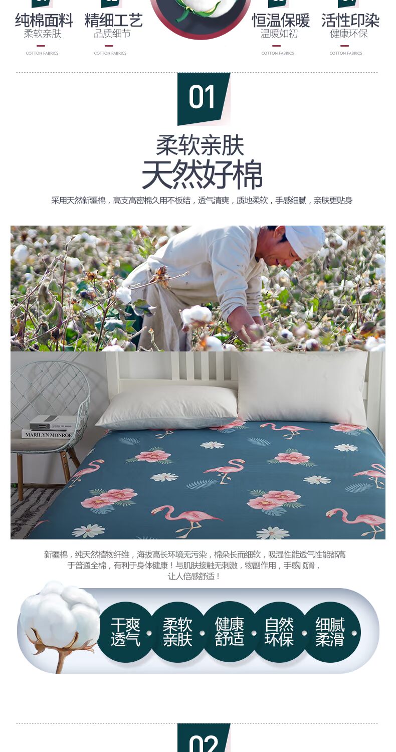Ga bằng cotton Nam Cực trải giường ký túc xá một mảnh 1,2 1,8 m 2.0m tấm bông tấm đôi - Khăn trải giường thảm trải giường mùa đông