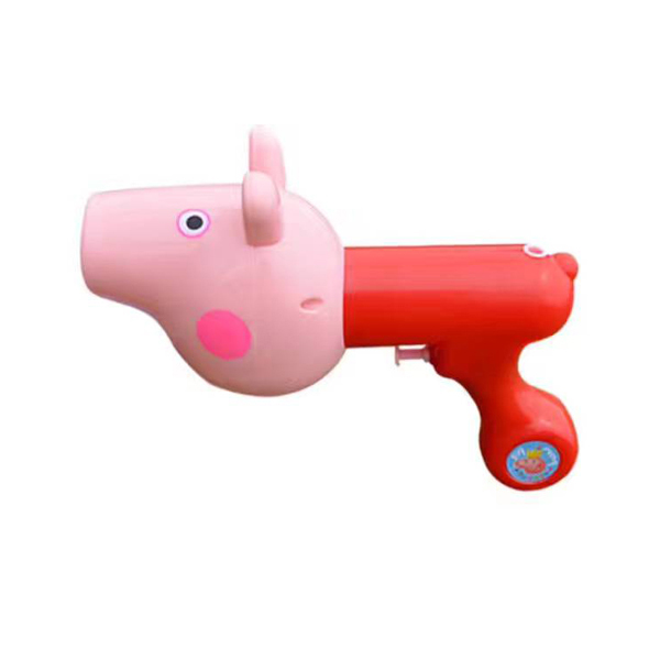 Pepe pig đồ chơi pig water gun Peggy trẻ em bé ba lô bãi biển đuối nước súng kéo công suất lớn