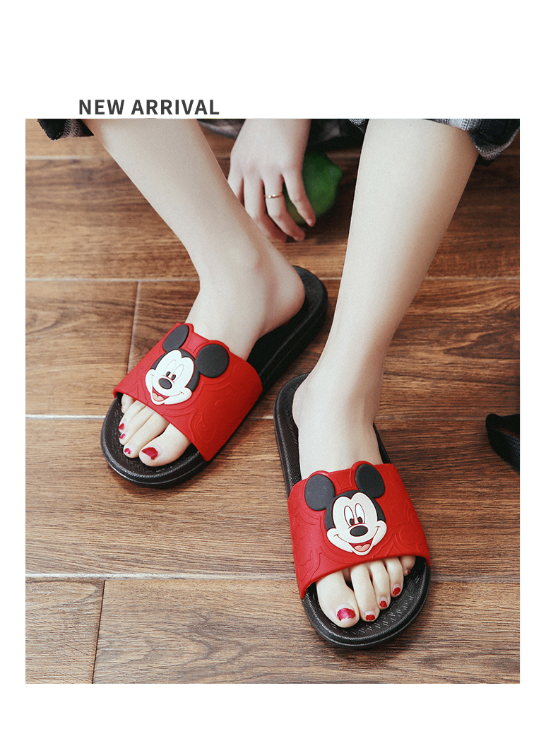 Dép và dép nữ mùa hè dép đi trong nhà phòng tắm chống trượt dép đi trong nhà tắm dép nữ đi biển Disney - Trang chủ dép đi trong nhà cute