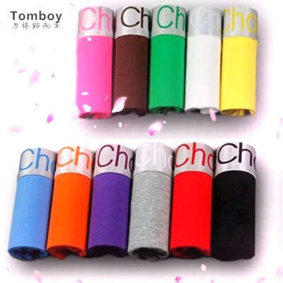 Large Size Pure Color Wide Side Lady Triangle Flat Angle Pure Cotton Briefs Tt Neutral Les Four Corners Handsome T Low Waist Sports Briefs