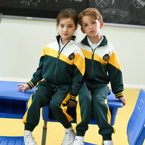 New elementary school childrens school uniforms Spring and autumn sets in autumn kindergarten garden clothes childrens class clothes teacher sportswear custom