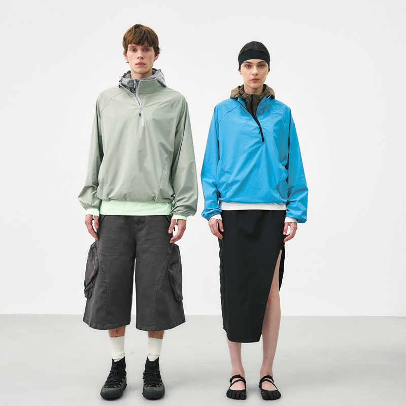 Norybrand Aprui Style Fake Two-Piece Layered Windbreaker Jacket Tennis Cycling Outdoor Fitness Sports Jacket Norybrand Aprui Style Fake Two-Piece Layered Windbreaker Jacket Tennis Cycling Outdoor Fitness Sports Jacket