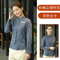 LW Стоящая ошейник с ошейной вершиной на рукавах