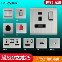 Hong Kong socket 13a British type 45a high-power USB panel off-French German switch British Standard Hong Kong version of the multi-purpose socket