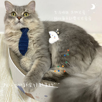 Cola home new wool hand-woven pet cat cute jewelry photo handsome bow tie Pet dog bow tie