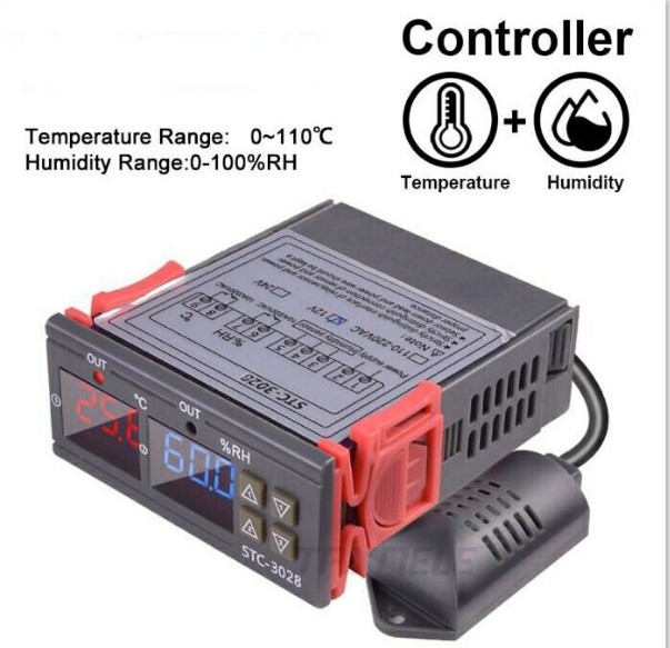 STC3028 intelligent digital display temperature and humidity