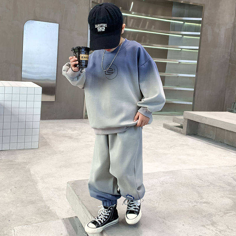 2024新款男童秋装套装|中大童卫衣运动服潮流穿搭推荐,帅气到校门口排队-套装-淘宝好物网