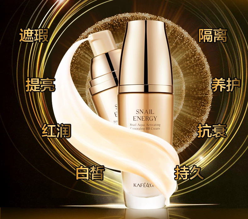 Kevlar Snail Water Live Nude BB Cream 40ml Kem Nền Che Khuyết Điểm Làm Sáng Màu Da Nền Dưỡng Ẩm Chống Thấm Nước Chính Hãng - Kem BB