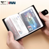 Septwolves, картхолдер, универсальная сумка через плечо для визитных карточек, сумка-органайзер, из натуральной кожи