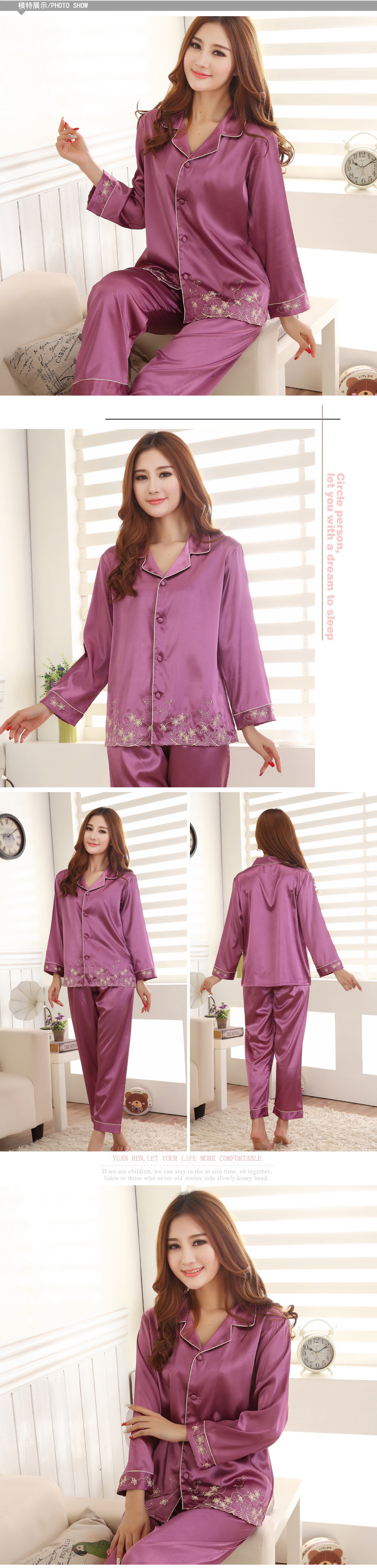 Pyjama pour femme OTHER   à manches longues - Ref 2998210 Image 7