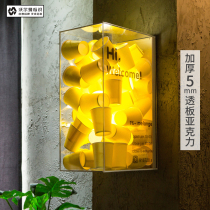 ins Wind Net red creative LED acrylic luminous paper cup advertising light box milk tea shop coffee door sign customized