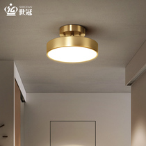 Full copper corridor Aisle Light to the door Ceiling Lights Door Hall Balcony light net Red light extravagant modern cloakroom light