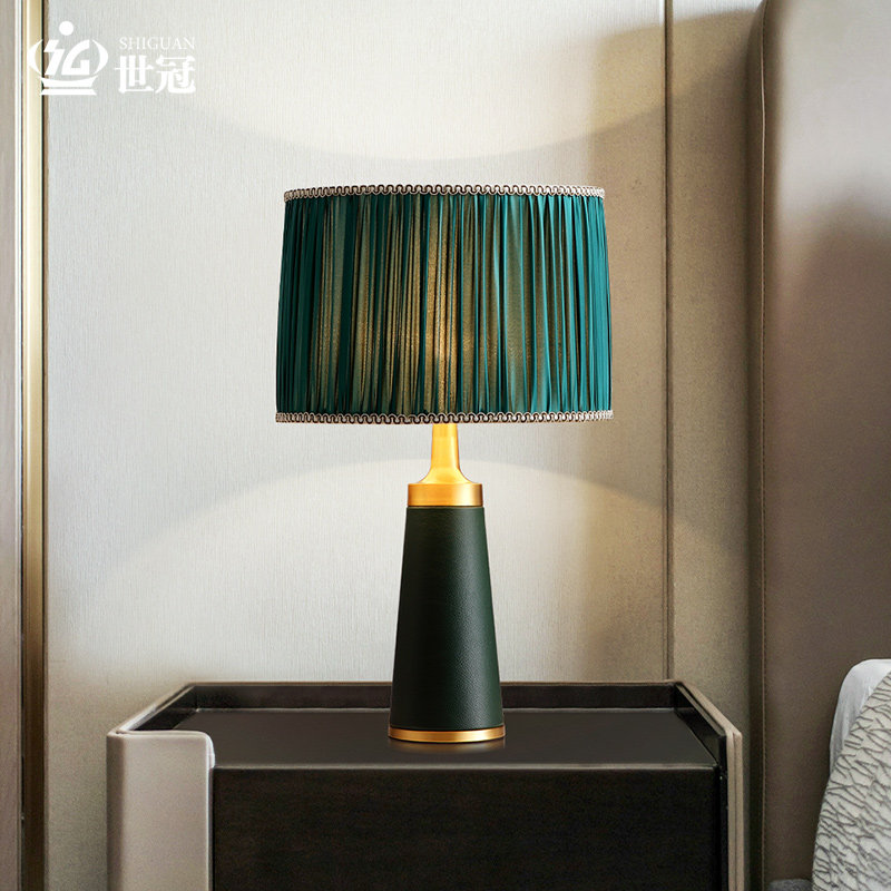 Wuxin All Copper Table Lights Bedroom Lights Lights Lighting Room Lights 2021 New Chinese Fenglight Luxury Lamps