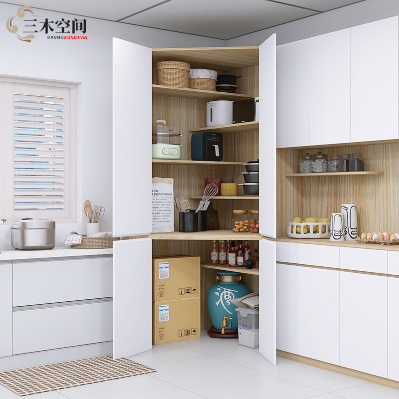 New Style Sideboard, Shoe Cabinet, Storage Cabinet, Integrated Wall-Mounted Corner Cabinet, Small Apartment Diamond-Shaped Corner Entryway Cabinet