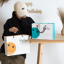 Clothing store paper bag high-grade gift bag cosmetics shopping bag tote bag custom clothes bag custom logo