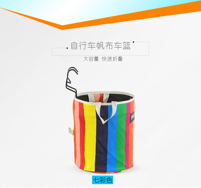 Panier pour vélo DUUTI en toile - Ref 2257492 Image 10