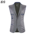 Luomen nam slim suit phù hợp với kinh doanh thời trang áo len len màu xám váy cưới hai khóa quần tây Suit phù hợp