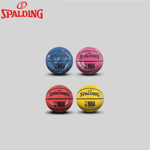 Spalding, маленький настольный баскетбольный прыгучий мяч для детского сада для друга, подарок на день рождения