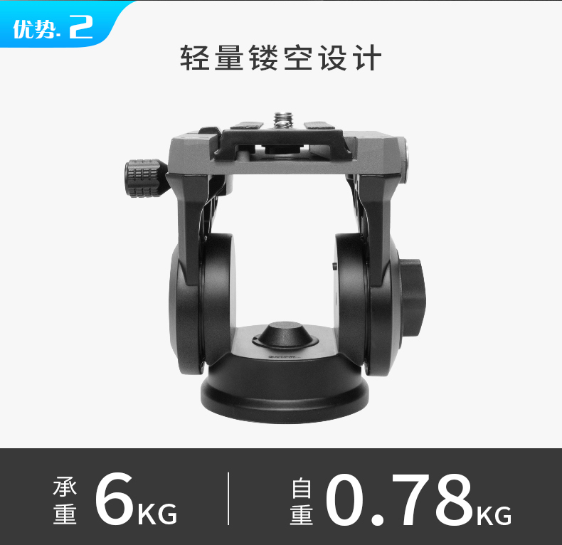 Selens VH-500 thủy lực giảm xóc đầu SLR camera chụp ảnh chân đầu nhôm chuyên nghiệp hai chiều quay video Chim pháo để bắn chim ổn định - Phụ kiện máy ảnh DSLR / đơn lens canon chụp chân dung và phong cảnh