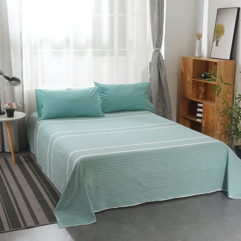 Ichiban Nhật bông rửa một mảnh khăn trải giường cotton bông rửa đơn đôi giường đơn Khăn Li mảnh bóng không thể đủ khả năng - Khăn trải giường thảm lông trải giường ngủ