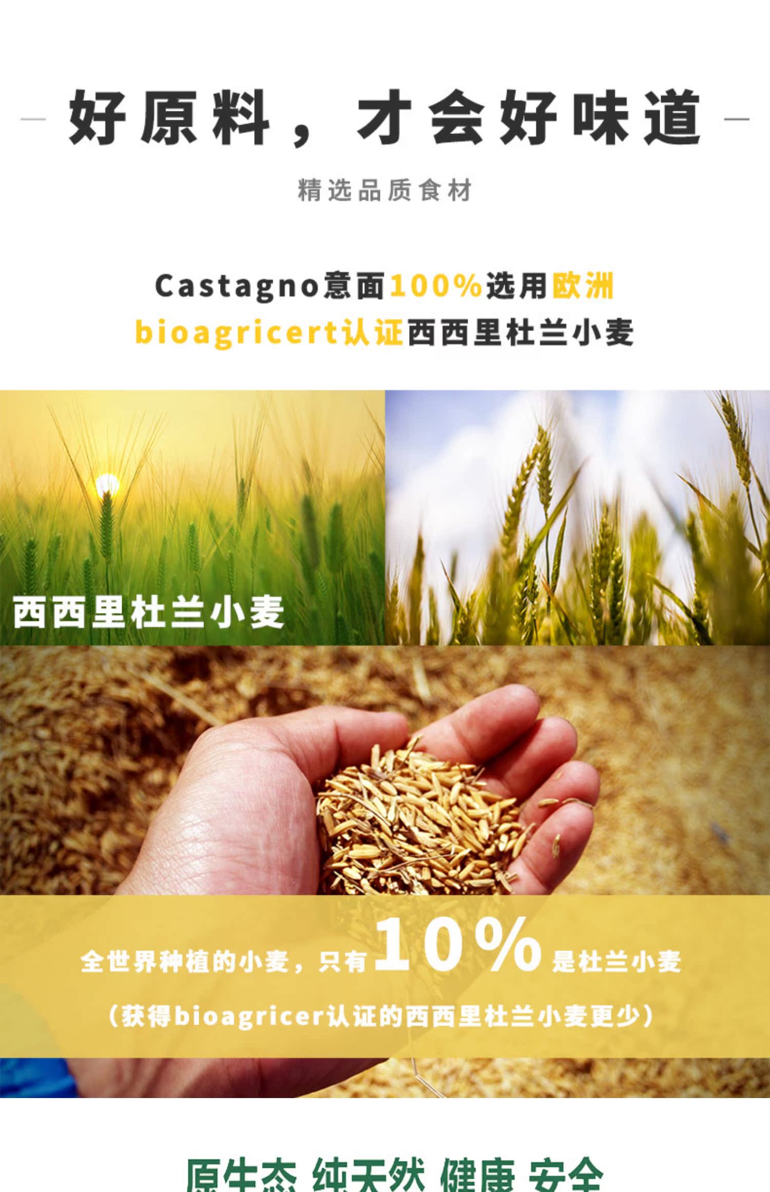 意大利原装进口Castagno低gi食品原生态