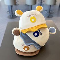 Baby hat spring and autumn thin soft brim peaked cap cute super cute baby boys and girls sun protection baseball cap trendy