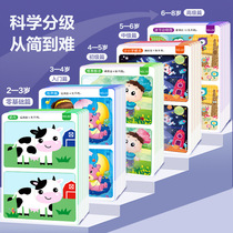 Find the difference concentration training childrens fun erasable toy attention training card 4-5-year-old intellectual development