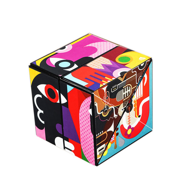 3D versatile three-dimensional geometric Rubik's cube magnetic deformation building blocks magnetic infinite flipping children's educational toys for boys and girls