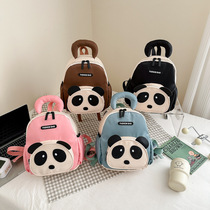 New Kindergarten School Bag Cartoon Cute Red Panda Childrens Backpack 3-6 Years Old Boys and Girls Preschool Backpack